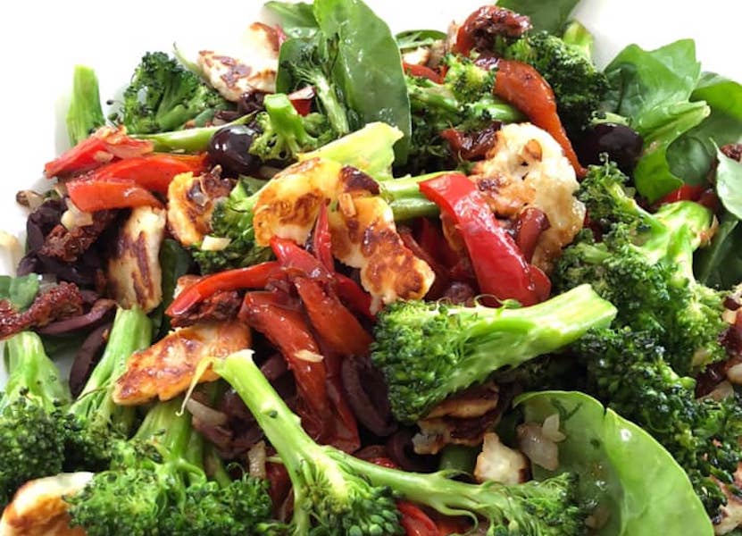 Therese Kerr Healthy Broccoli Salad with Coconut Mustard Dressing Recipe