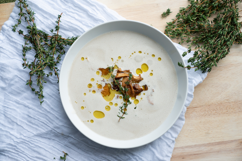 Creamy Mushroom Soup | Coconut & Thyme