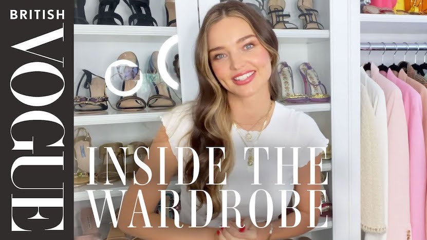 Inside Miranda's Closet. Image credit. British Vogue
