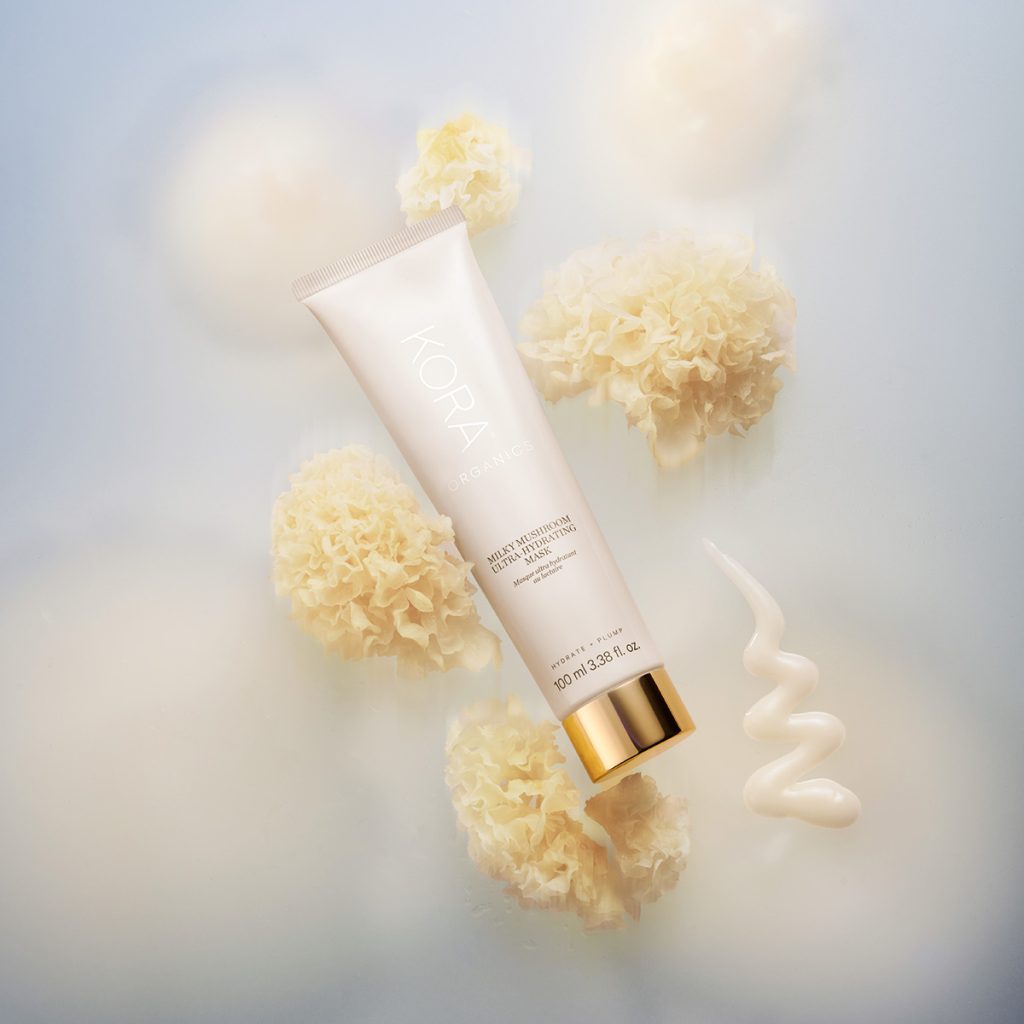 Milky Mushroom Mask with Silver Ear Mushroom